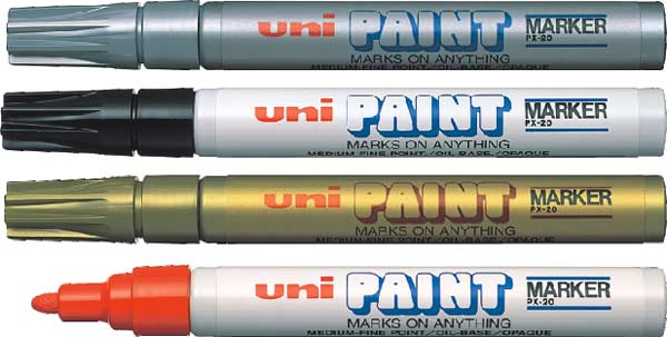 UNİ BOYAMA MARKÖRÜ PAINT PX-20 2.2-2.8 MAVİ
