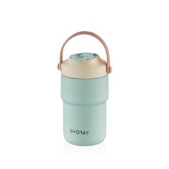 SHOTAY MUG MATARA ÇELİK TERMOS 450 ML ASKILI PASTEL RENK (4 ASS.) SHT-ST-8099