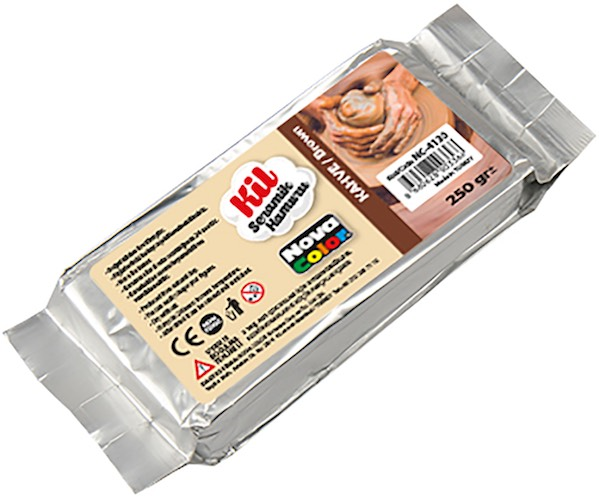 NOVA COLOR SERAMİK KİLİ  250 GR KAHVERENGİ NC-4130
