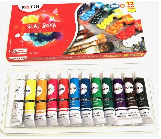 FATİH GUAJ BOYA 12 ML 12 RENK FA50521GB12