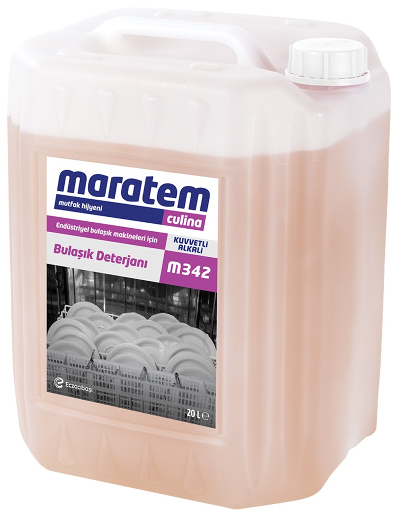 MARATEM M342 ENDÜSTRİYEL BULAŞIK MAKİNA DETERJANI 20L 7500138
