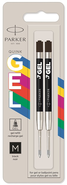 PARKER JEL KALEM REFİLİ M UÇ SİYAH 2 Lİ BLS. 2136231