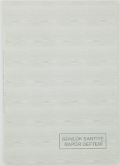 DİLMAN GÜNLÜK ŞANTİYE VE RAPOR DEFTERİ KARTON KAPAK A4 100 YP 5350