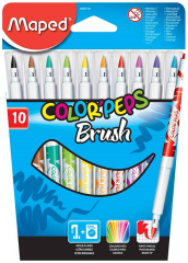 MAPED KEÇELİ KALEM COLOR'PEPS FIRÇA UÇ 10 LU 848010