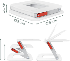 LEITZ LAPTOP STANDI ERGO ÇOK AÇILI L-6424 BEYAZ