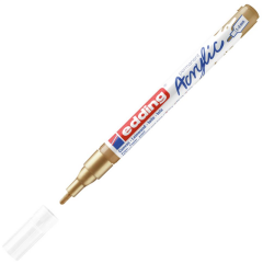 EDDING AKRİLİK MARKÖR İNCE UÇLU E-5300 ALTIN 924