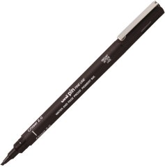 UNİ DRAWING PEN KESİK UÇ PINCS1-200 2.0 SİYAH