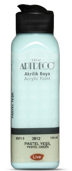 ARTDECO AKRİLİK BOYA PASTEL 140 ML YEŞİL Y-070R-3812