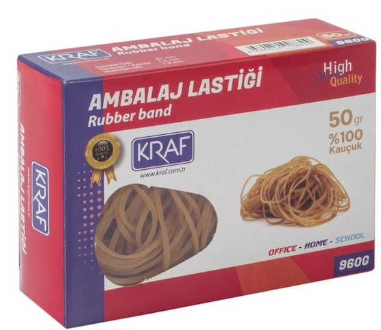 Ambalaj Lastiği %100 Kauçuk 50 Gr.