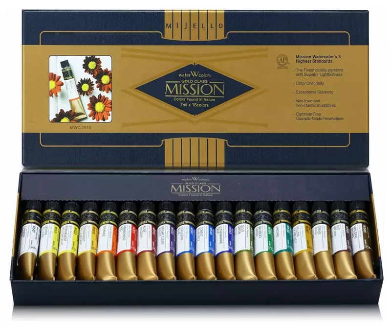 MISSION SULUBOYA GOLD CLASS 7ML 18 Lİ 7018