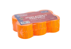 KRAF MOTEX ETİKET 12x21 MM FOSFORLU TURUNCU