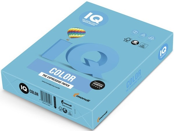 IQ RENKLİ FOTOKOPİ KAĞIDI 500 LÜ A4 80 g/m² DENİZ MAVİSİ NE1333-AB48