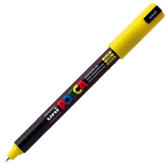 UNİ POSTER MARKÖRÜ POSCA PC-1MR 0.7 GÜNEŞ SARISI