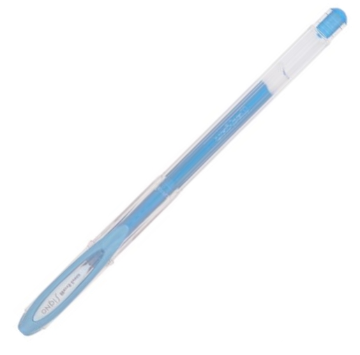 UNİ JEL KALEM SIGNO NOBLE METAL UM-120NM 0.8 MAVİ