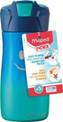 MAPED MATARA PICNIK 430 ML ÇELİK GÜLEN YÜZ MAVİ 871203