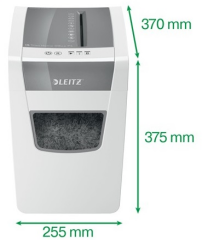 LEITZ EVRAK İMHA MAKİNESİ IQ HOME OFFICE SLIM P4 8001 10 YAPRAK KAPASİTELİ