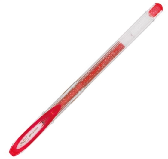 UNİ JEL KALEM SIGNO SPARKLING UM-120SP 1.0 KIRMIZI