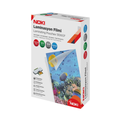 NOKİ LAMİNASYON FİLMİ 78x102 MM 125 MİC. PARLAK 100 LÜ 130007
