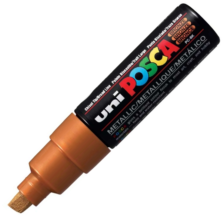 UNİ POSTER MARKÖRÜ POSCA PC-8K 8.0 BRONZ