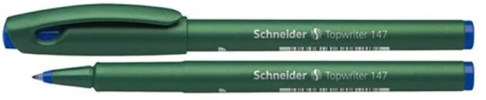 SCHNEIDER FİBER UÇLU KALEM TOPWRITER 147 0.6 MAVİ 1473 SCR056