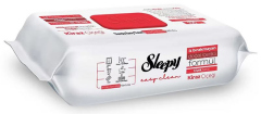 SLEEPY EASY CLEAN YÜZEY TEMİZLİK HAVLUSU 100 LÜ KİRAZ ÇİÇEĞİ (KIRMIZI)