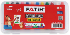 FATİH PASTEL BOYA 12 RENK KİNG SİZE ÇANTALI 50350