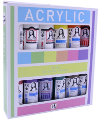 SÜDOR AKRİLİK BOYA SET MONALISA 12x70ML EXTRA BEYAZ SD150-X14