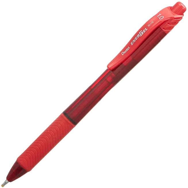 PENTEL ROLLER KALEM ENERGEL BL110 1.0 MEKANİZMALI KIRMIZI Y BL110-B