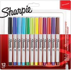 SHARPIE PERMANENT SET ULTRA FINE İNCE 12 Lİ 2065408